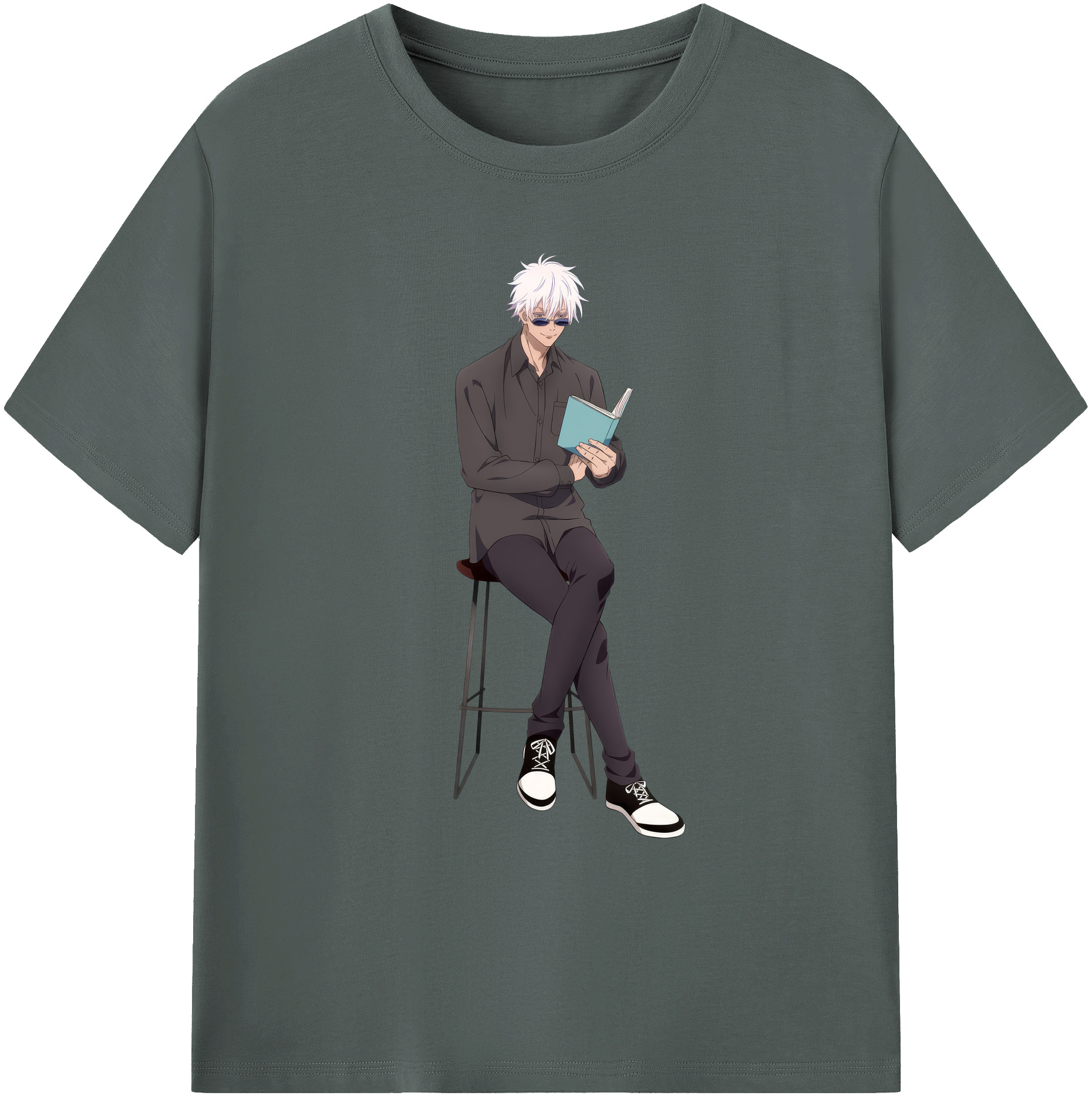 （画像用） 呪術廻戦 Jujutsu Kaisen 綿100％ メンズ半袖Tシャツ｜肌触りやわらか＆通気性